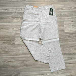 NWT L.L. BEAN CLASSIC FIT DOVE GRAY PANTS